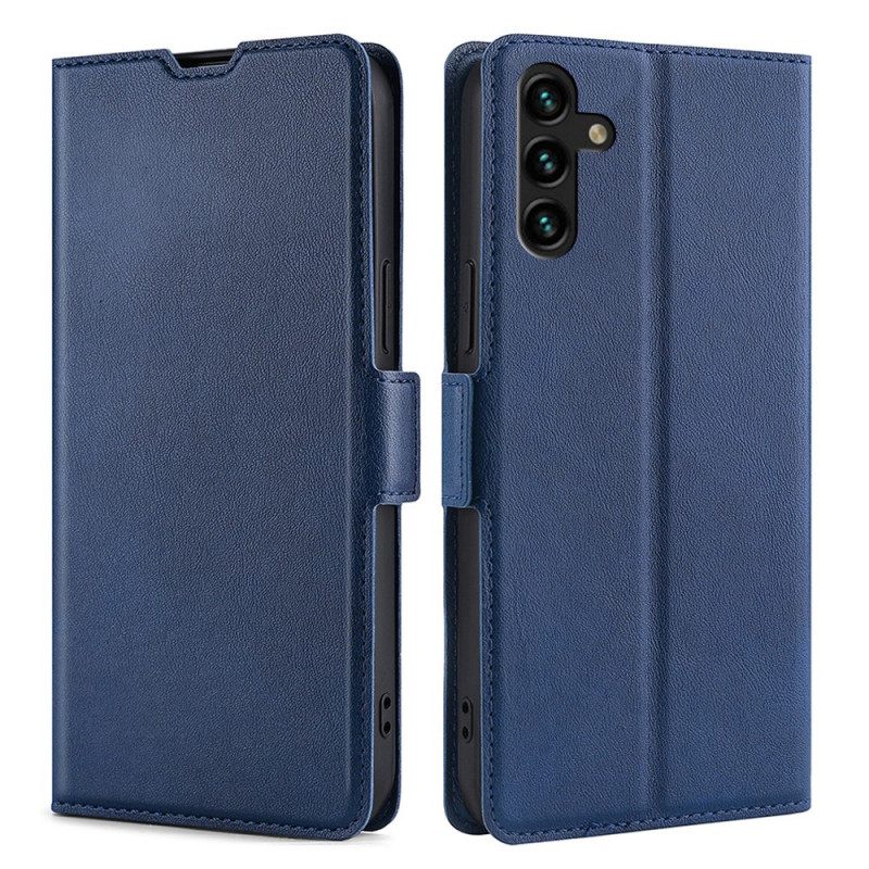 Nahkakotelo Samsung Galaxy A13 5G Kotelot Flip Flap Double Design