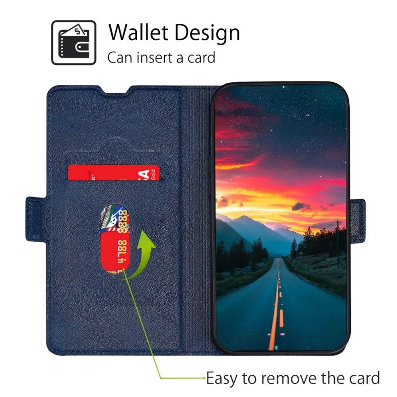 Nahkakotelo Samsung Galaxy A13 5G Kotelot Flip Flap Double Design
