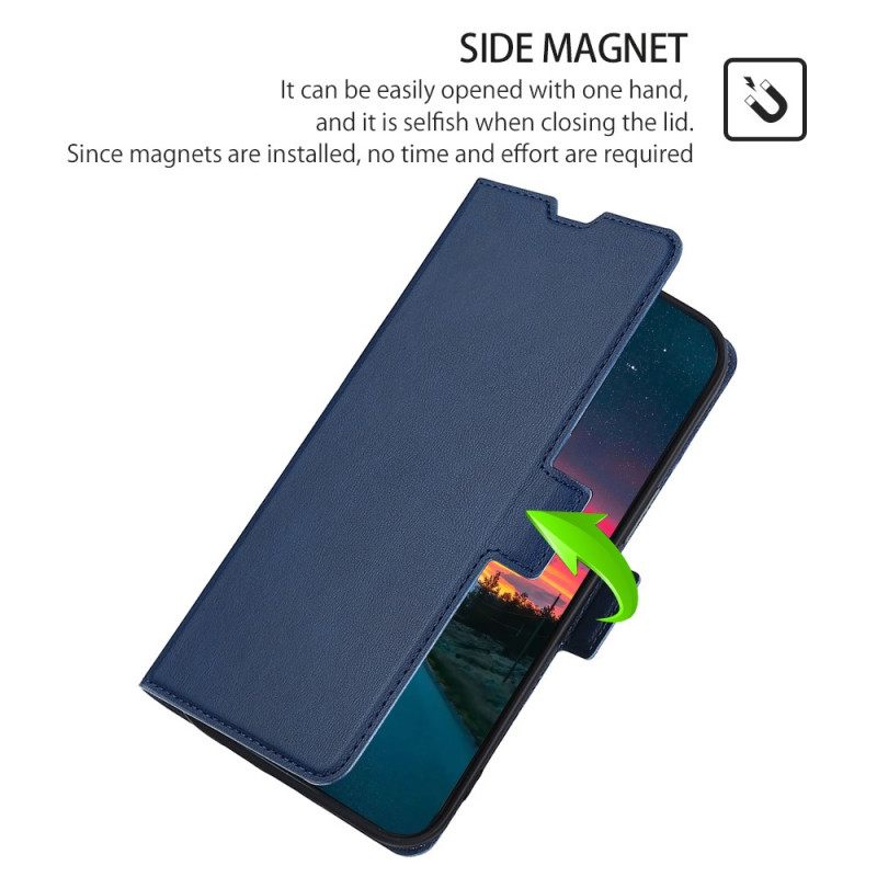 Nahkakotelo Samsung Galaxy A13 5G Kotelot Flip Flap Double Design