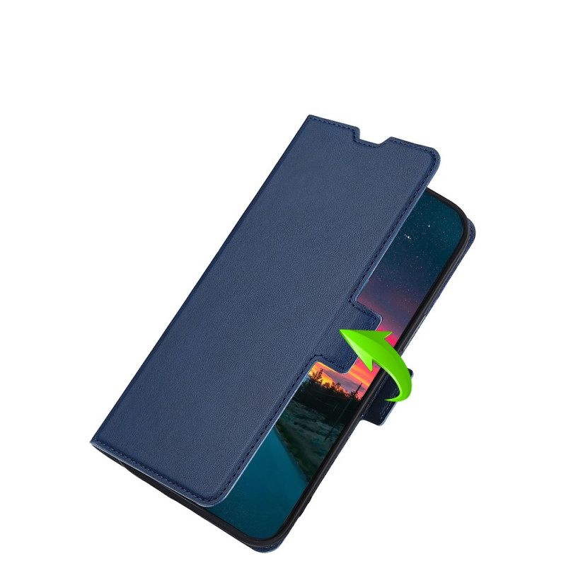 Nahkakotelo Samsung Galaxy A13 5G Kotelot Flip Flap Double Design