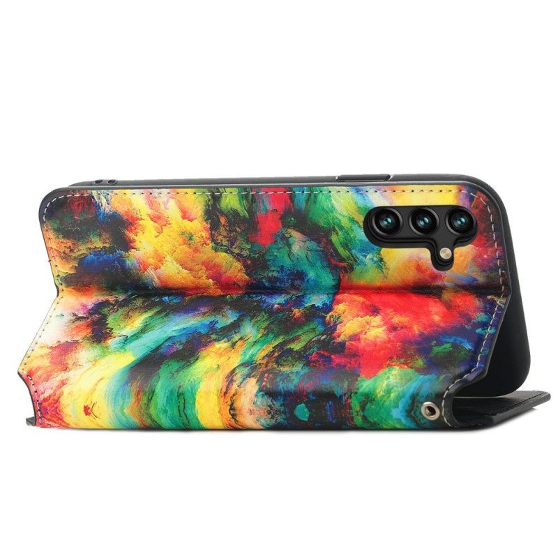Puhelinkuoret Samsung Galaxy A13 5G Kotelot Flip Design Rfid Caseneo