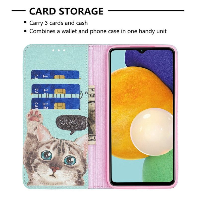 Puhelinkuoret Samsung Galaxy A13 5G Kotelot Flip Käsi Ylös