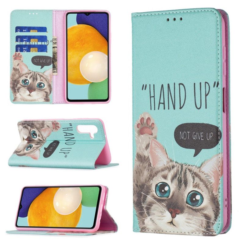 Puhelinkuoret Samsung Galaxy A13 5G Kotelot Flip Käsi Ylös