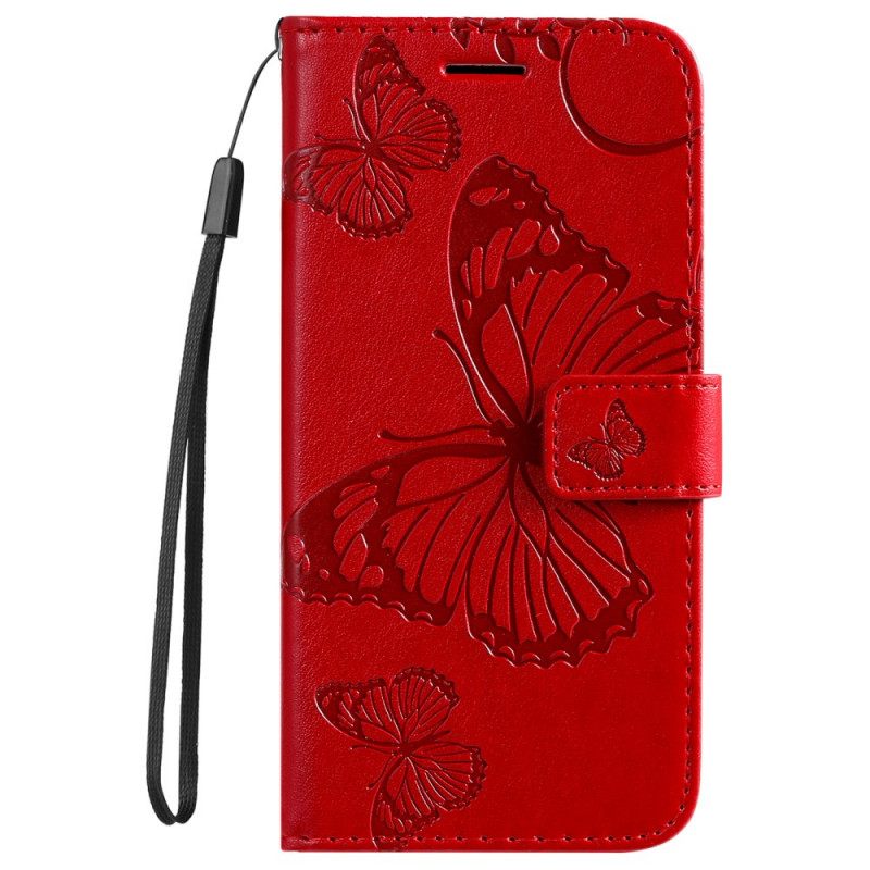 Kotelot Huawei Nova 9 / Honor 50 Suojaketju Kuori Giant Thong Butterflies