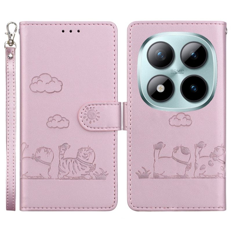 Kotelot Xiaomi Redmi Note 15 Pro 5g Kissa-aiheinen Kuvio Suojakuori