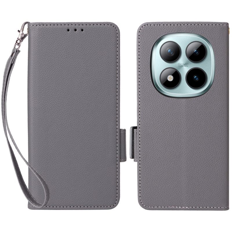 Kotelot Xiaomi Redmi Note 15 Pro 5g Puhelinkuoret Keinonahkaa Hihnalla