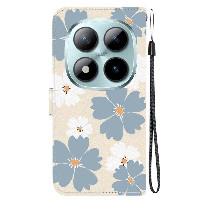 Kotelot Xiaomi Redmi Note 15 Pro 5g Siniset Päivänkakkarat