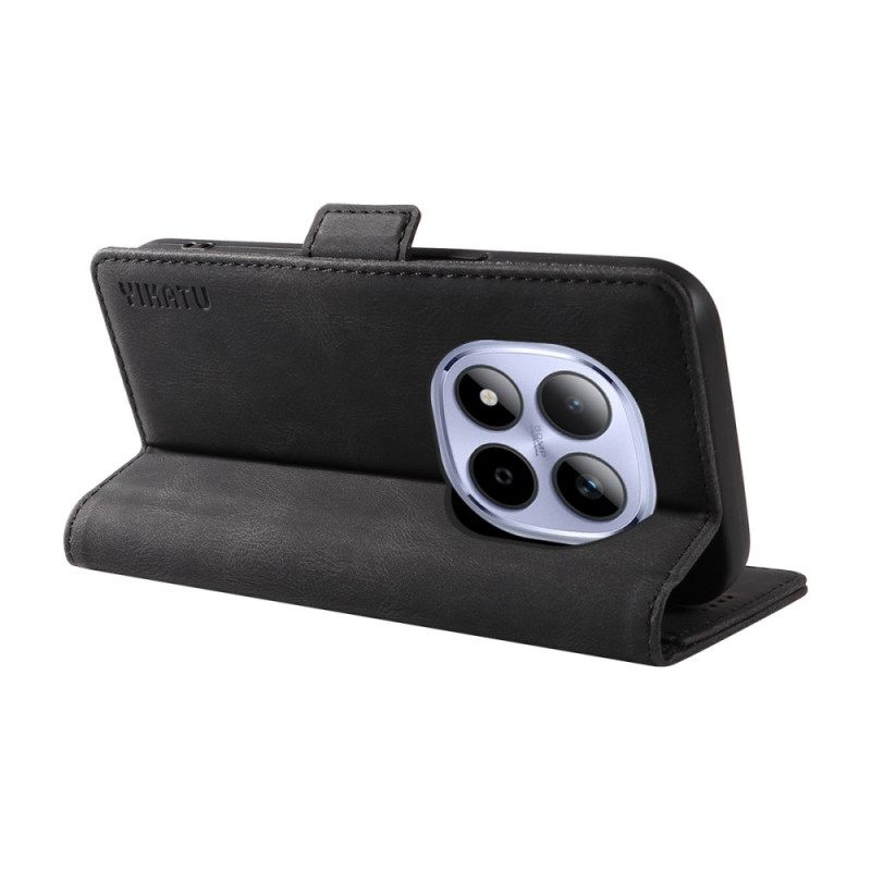 Kotelot Xiaomi Redmi Note 15 Pro 5g Yikatu-mokkanahkaefekti Suojakuori