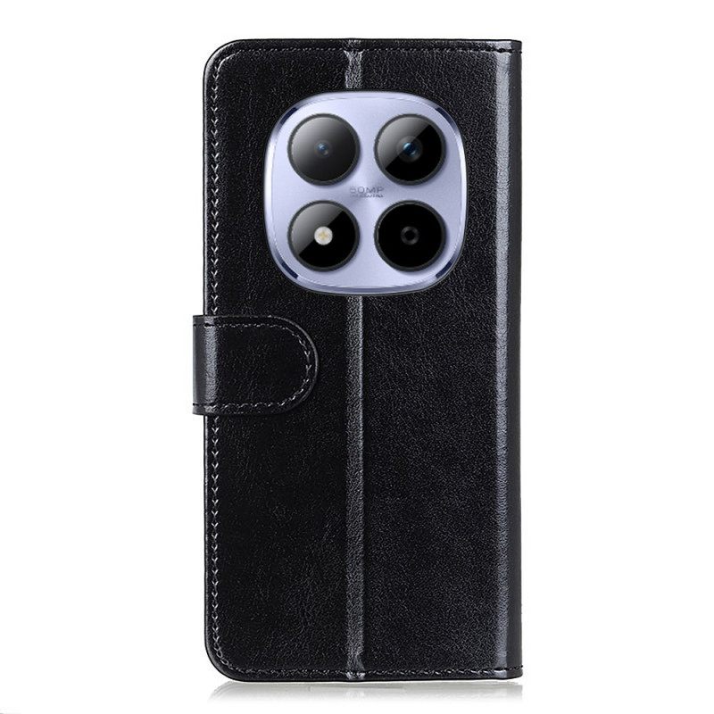 Nahkakotelo Xiaomi Redmi Note 15 Pro 5g Lakkinen Tekonahka