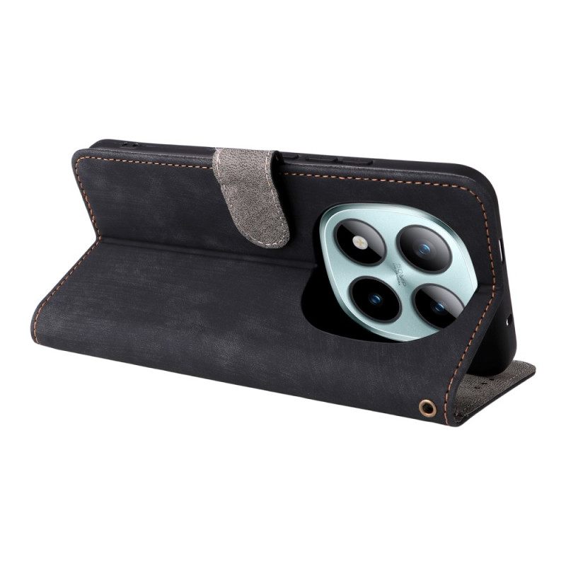 Nahkakotelo Xiaomi Redmi Note 15 Pro 5g Rfid-esto Ja Hihna