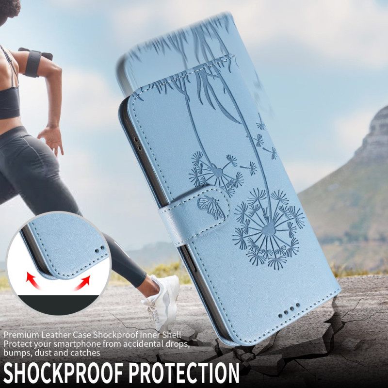 Nahkakotelo Xiaomi Redmi Note 15 Pro 5g Voikukka-remmikuvio