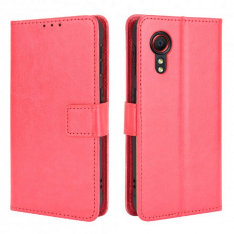 Flip Case Samsung Galaxy XCover 5 Keinonahka Näyttävä