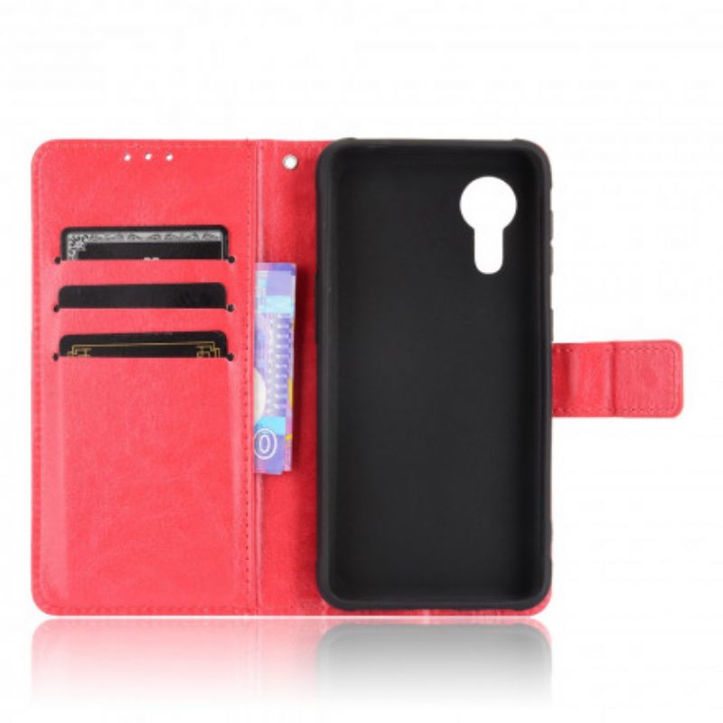 Flip Case Samsung Galaxy XCover 5 Keinonahka Näyttävä