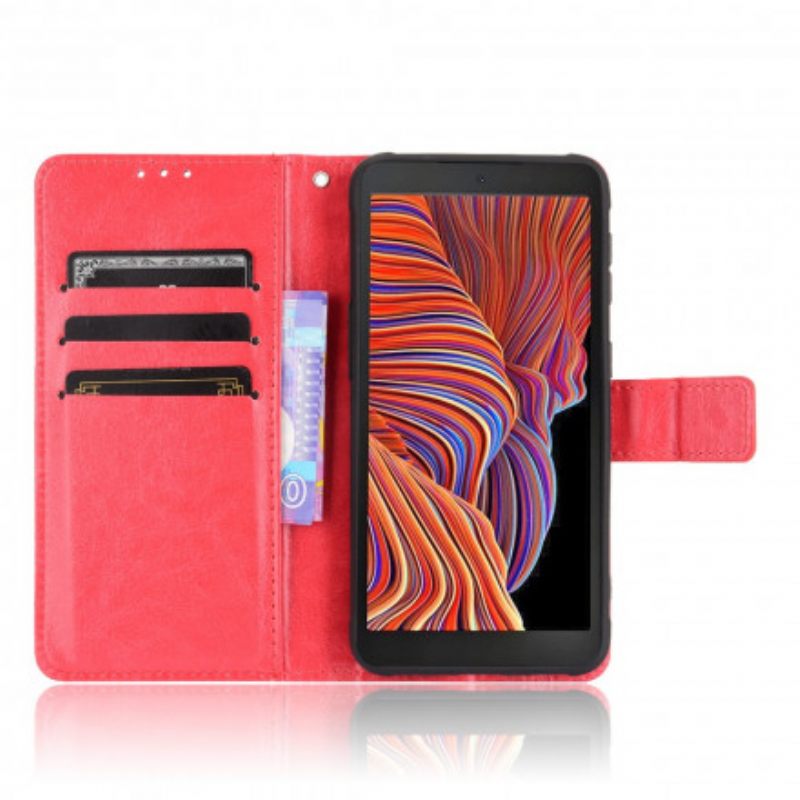 Flip Case Samsung Galaxy XCover 5 Keinonahka Näyttävä