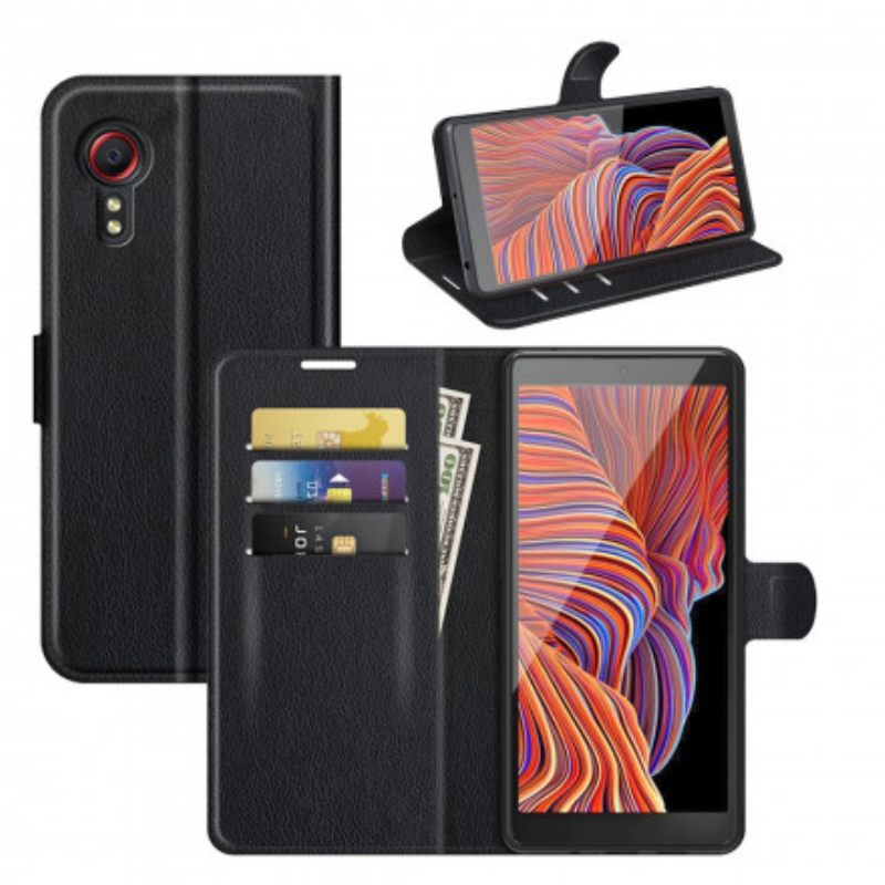 Kotelot Samsung Galaxy XCover 5 Classic Faux Leather
