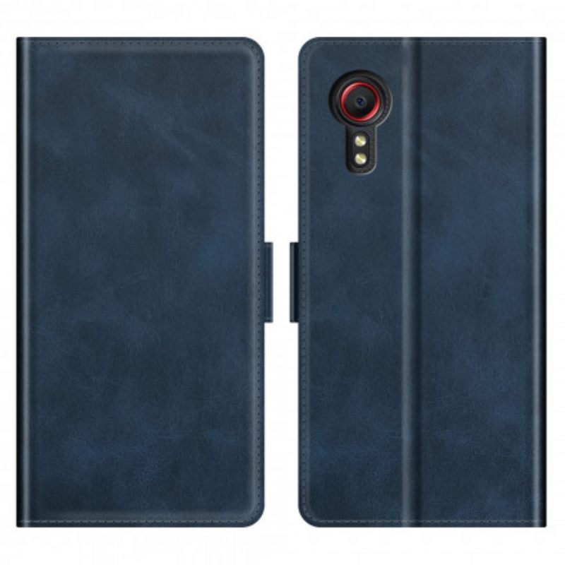 Kotelot Samsung Galaxy XCover 5 Faux Leather Design