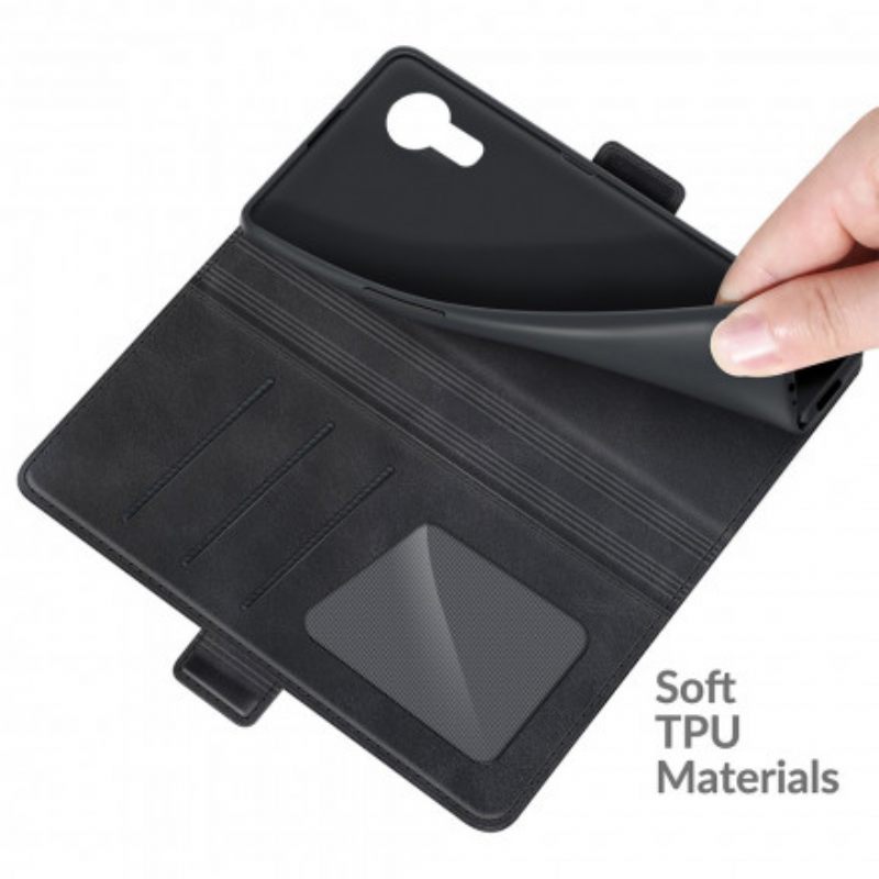 Kotelot Samsung Galaxy XCover 5 Faux Leather Design