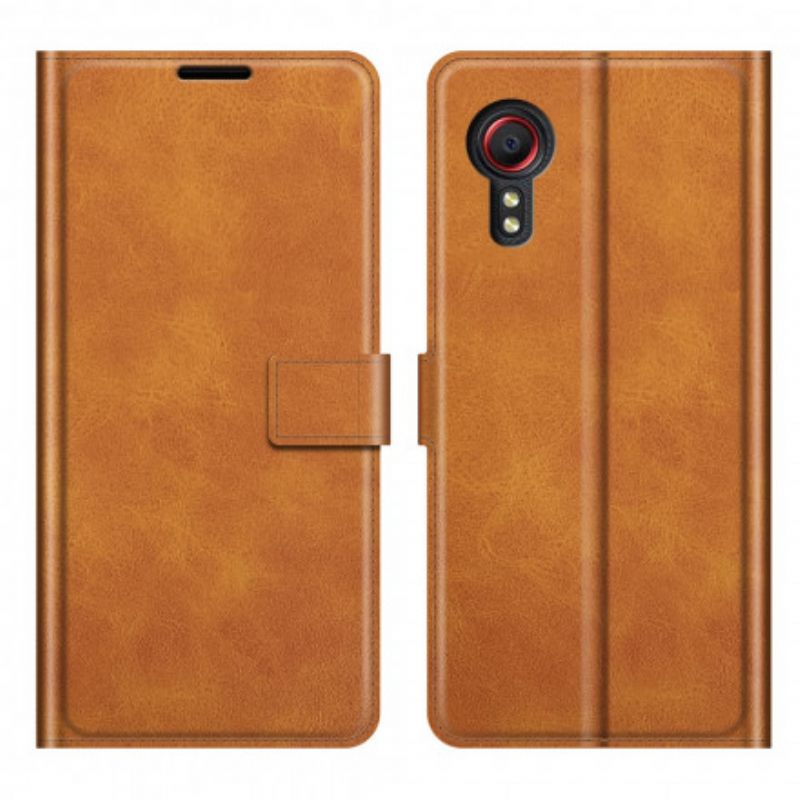 Kotelot Samsung Galaxy XCover 5 Nahkatehostesuunnittelu