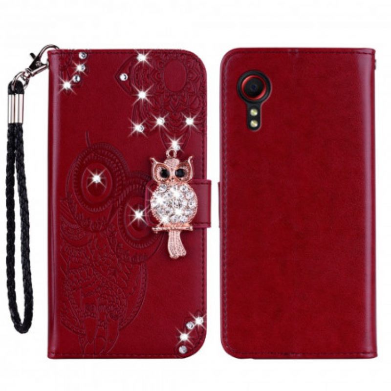 Kotelot Samsung Galaxy XCover 5 Pöllömandala Ja Charm