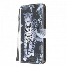 Kotelot Samsung Galaxy XCover 5 Suojaketju Kuori Leopard Hihnalla