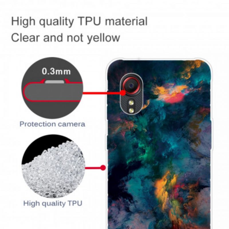 Kuori Samsung Galaxy XCover 5 Värikkäät Pilvet