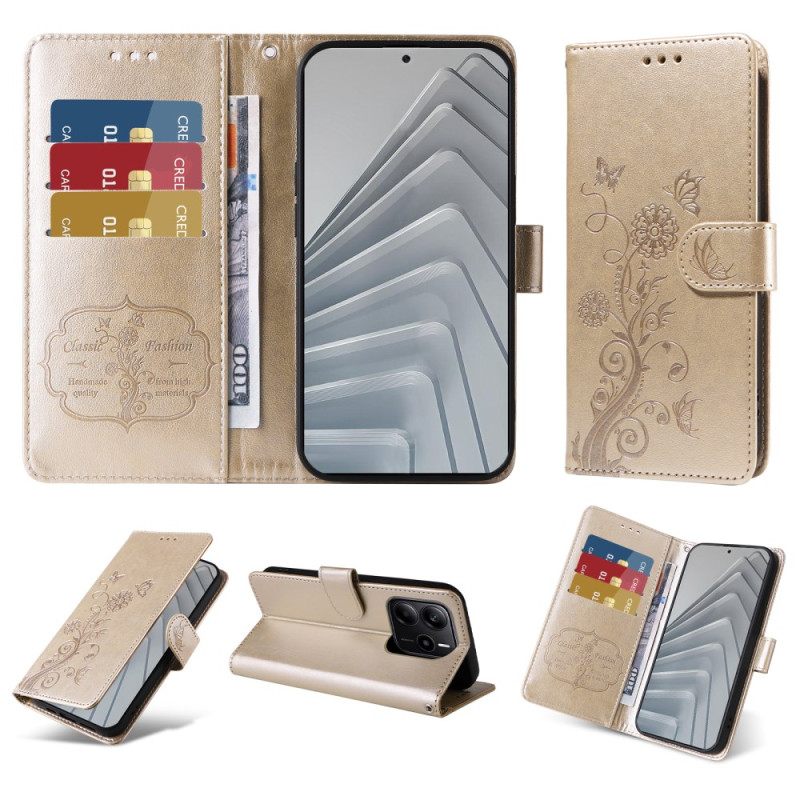 Kotelot Xiaomi Redmi Note 14 4g Kukat