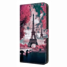 Kotelot Xiaomi Redmi Note 14 4g Puhelinkuoret Kukkakuvioinen Eiffel-torni