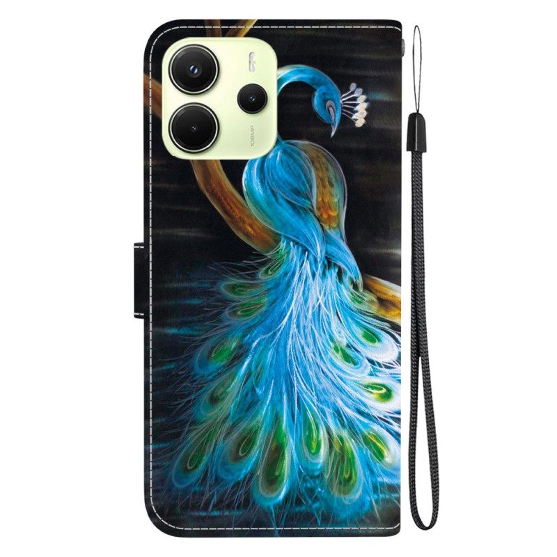 Kotelot Xiaomi Redmi Note 14 4g Riikinkukkokuvio Suojakuori