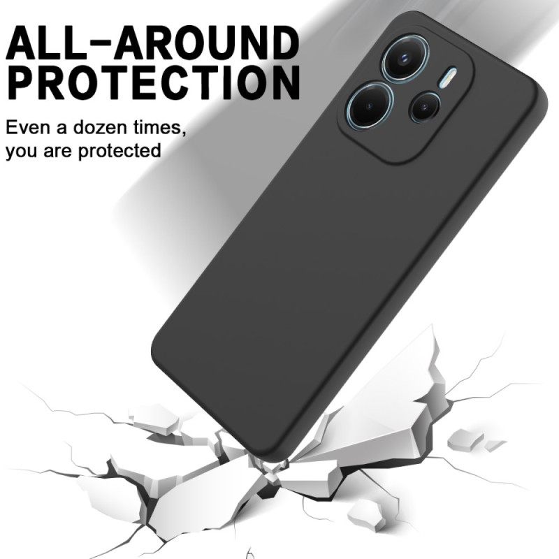 Kuori Xiaomi Redmi Note 14 4g Nestemäinen Silikoni Hihnalla