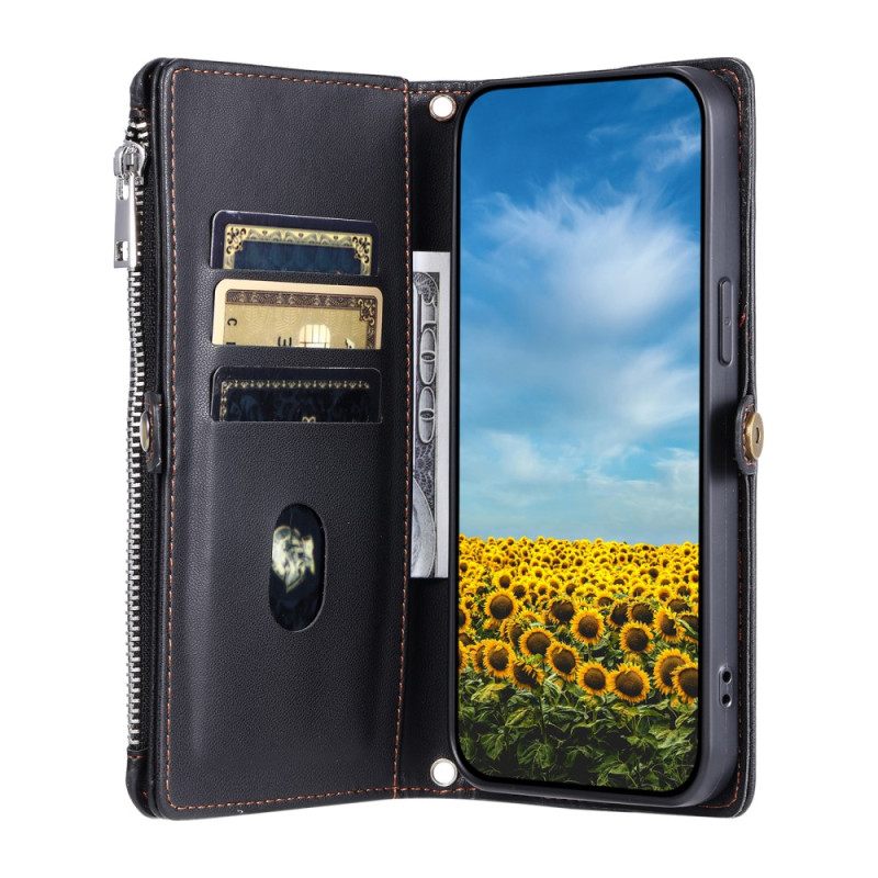 Nahkakotelo Xiaomi Redmi Note 14 4g 8 Kortin Lokeron Lompakko
