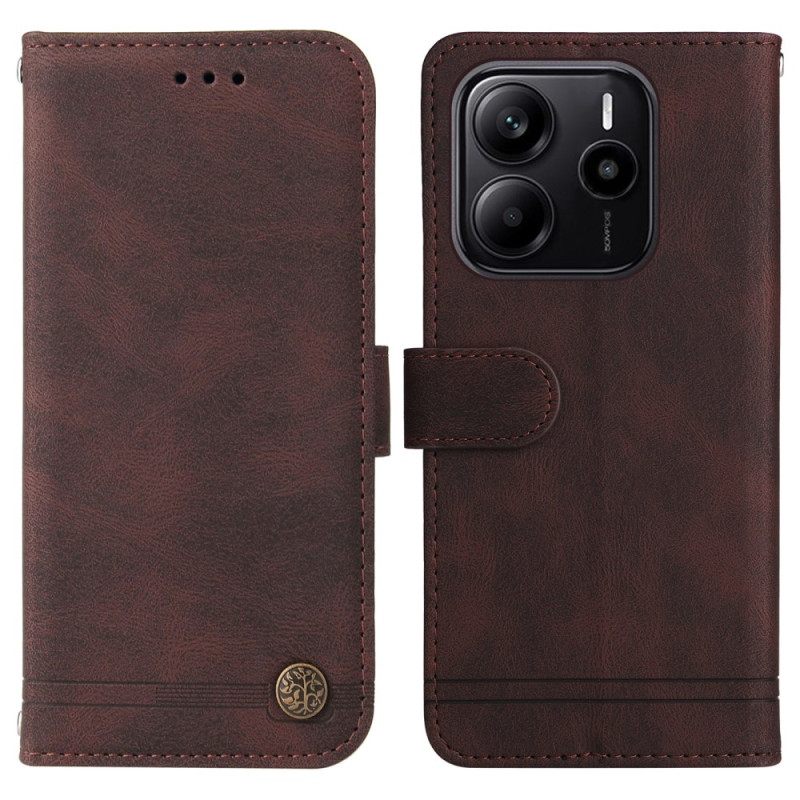 Nahkakotelo Xiaomi Redmi Note 14 4g Retroefekti