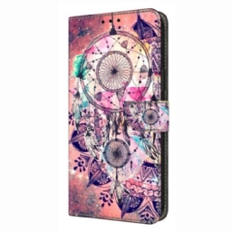 Nahkakotelo Xiaomi Redmi Note 14 4g Unisiepparikuvio