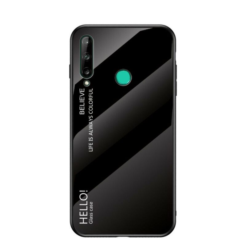 Kuori Huawei P40 Lite E / Huawei Y7p Tempered Glass Hei