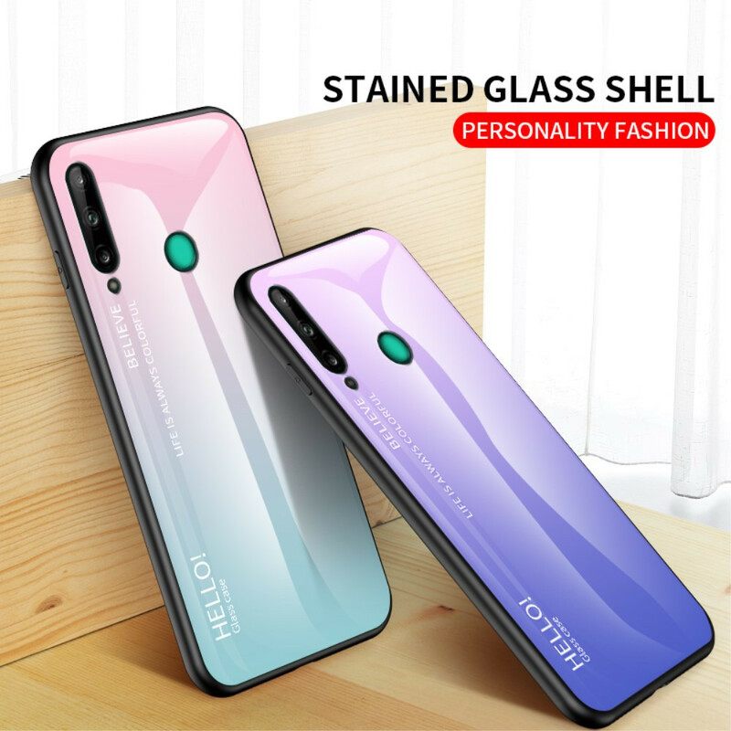 Kuori Huawei P40 Lite E / Huawei Y7p Tempered Glass Hei