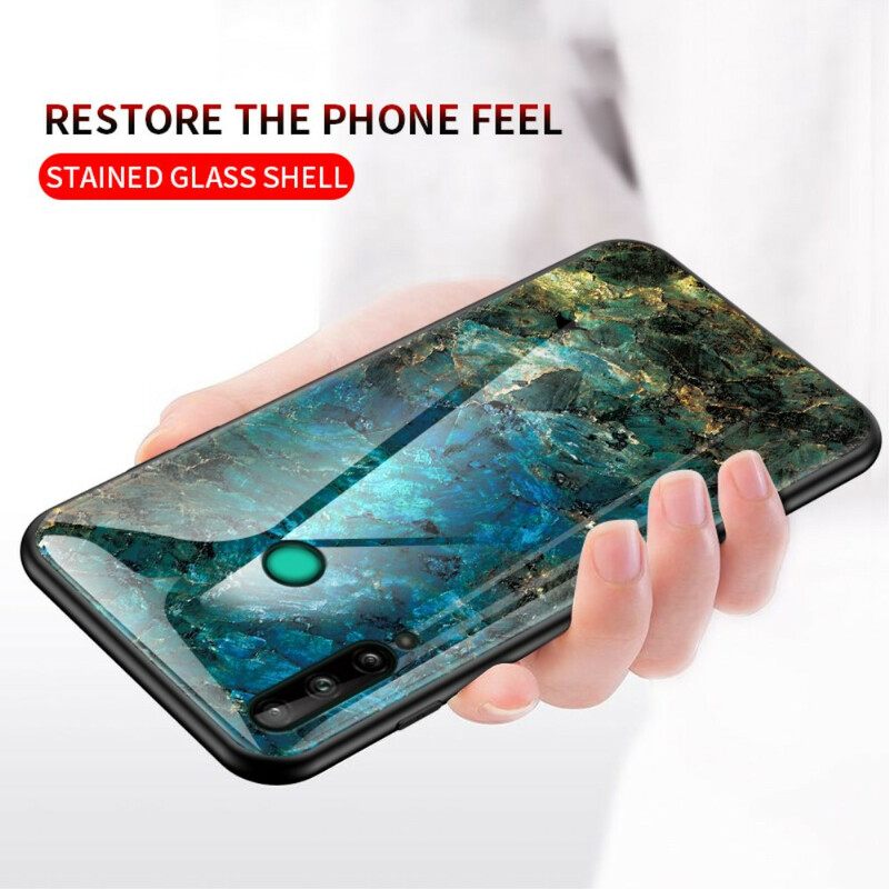 Kuori Huawei P40 Lite E / Huawei Y7p Tempered Glass Premium Värit