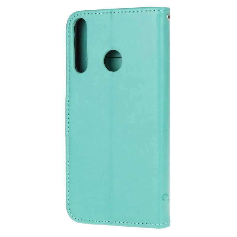 Nahkakotelo Huawei P40 Lite E / Huawei Y7p Enchanted Butterflies