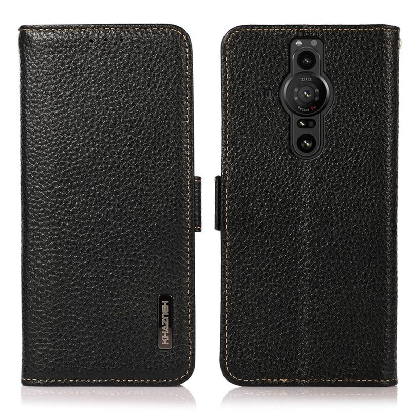 Kotelot Sony Xperia Pro-I Litchi Nahka Khazneh Rfid