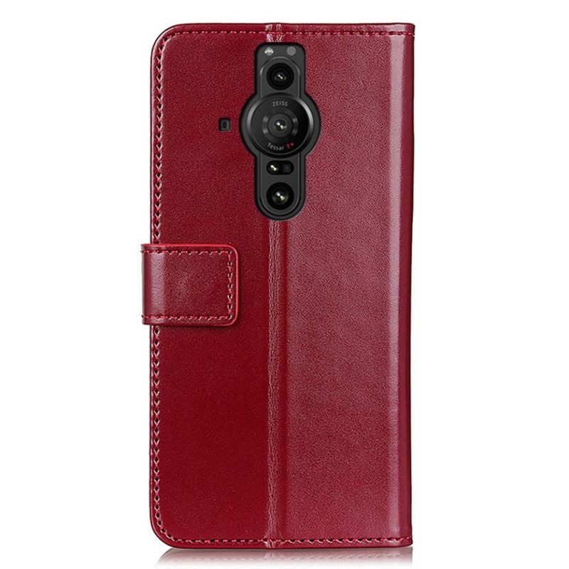 Kotelot Sony Xperia Pro-I Tricolor Leather Effect