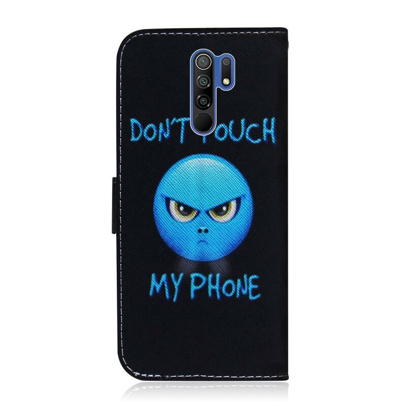 Flip Case Xiaomi Redmi 9 Emoji Puhelin