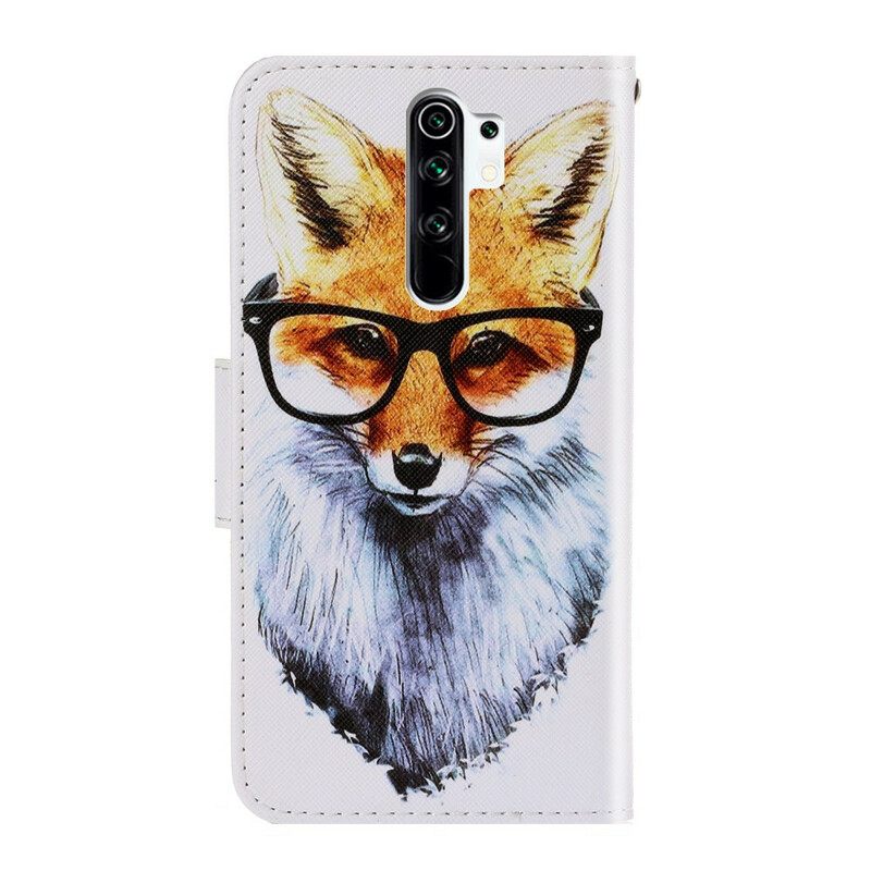 Kotelot Xiaomi Redmi 9 Suojaketju Kuori Brainy Fox Hihnassa