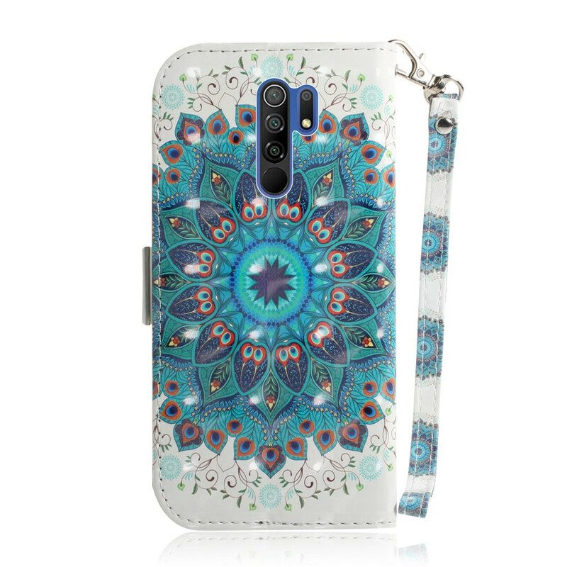 Kotelot Xiaomi Redmi 9 Suojaketju Kuori Magistral Strappy Mandala