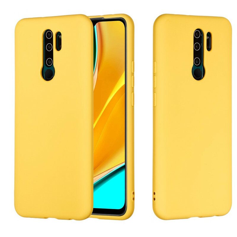 Kuori Xiaomi Redmi 9 Nestemäinen Silikoni Kaulanauhalla