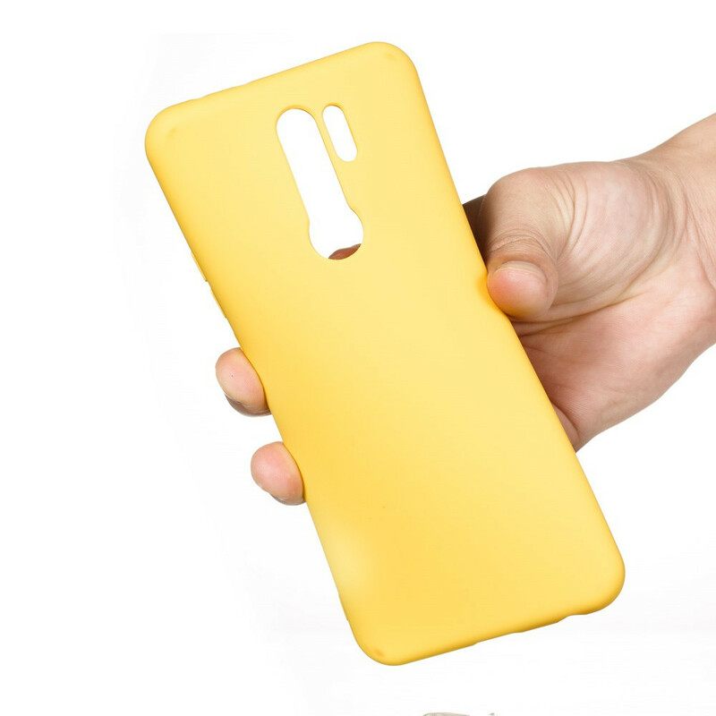 Kuori Xiaomi Redmi 9 Nestemäinen Silikoni Kaulanauhalla