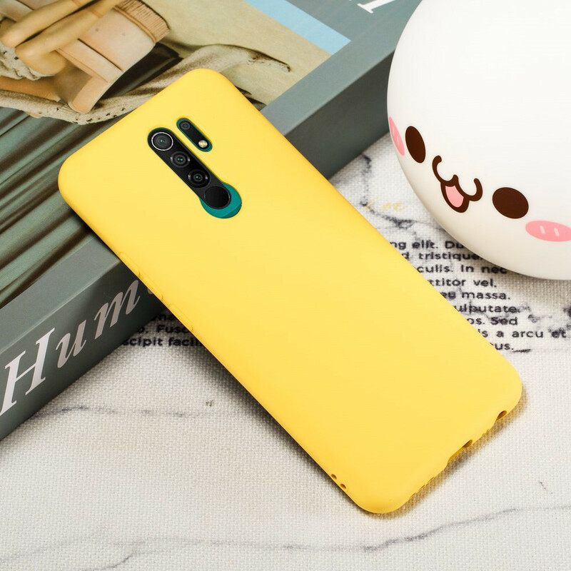 Kuori Xiaomi Redmi 9 Nestemäinen Silikoni Kaulanauhalla
