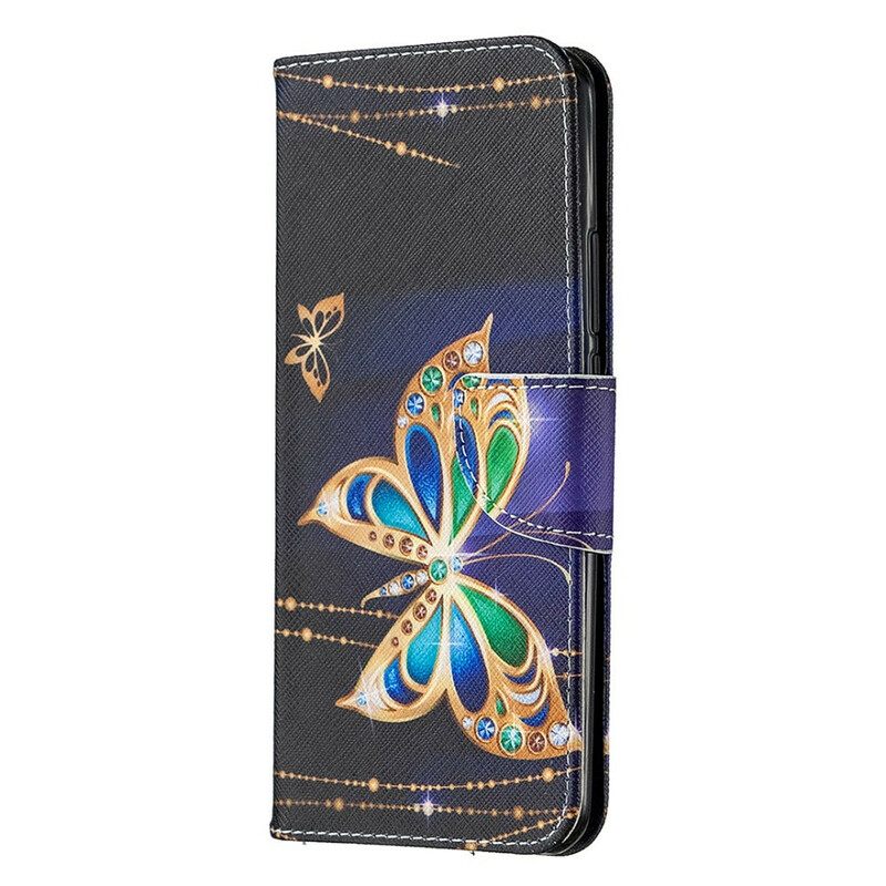 Nahkakotelo Xiaomi Redmi 9 Uskomattomat Perhoset