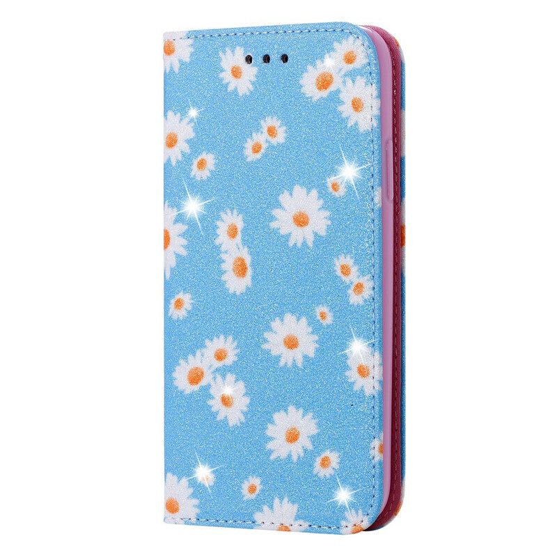 Puhelinkuoret Xiaomi Redmi 9 Kotelot Flip Daisies
