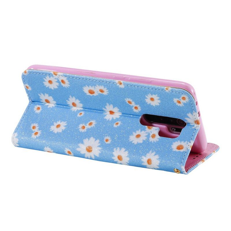 Puhelinkuoret Xiaomi Redmi 9 Kotelot Flip Daisies