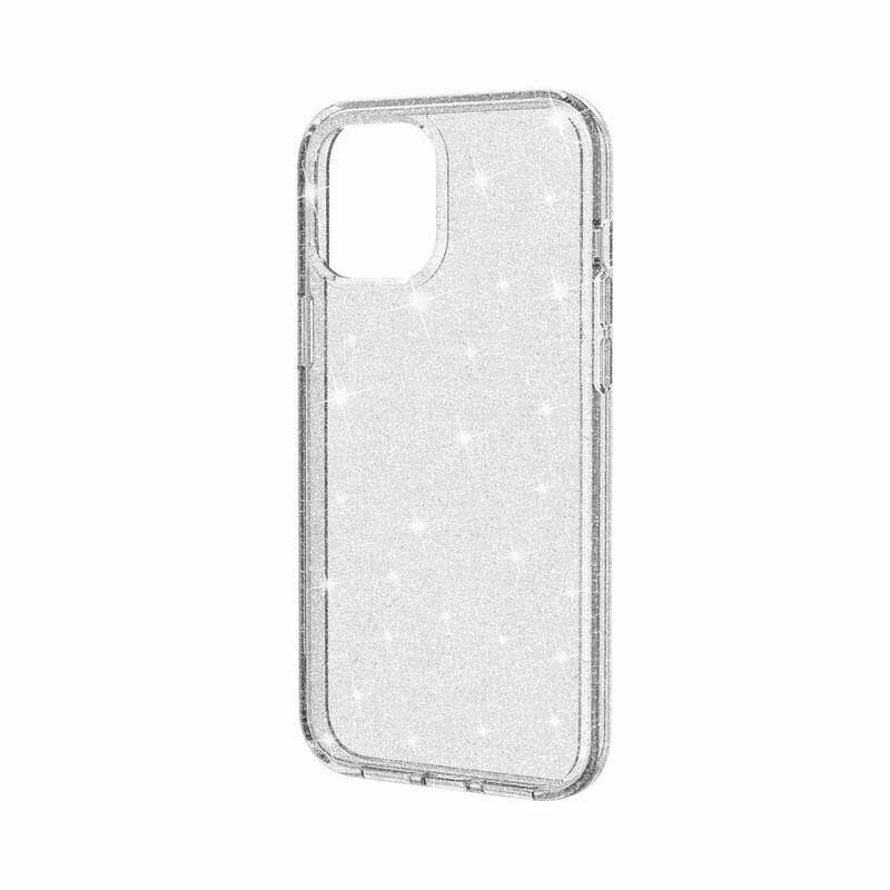 Case iPhone 12 Mini Läpinäkyvät Paljetit