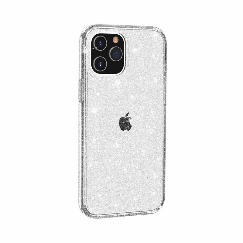 Case iPhone 12 Mini Läpinäkyvät Paljetit