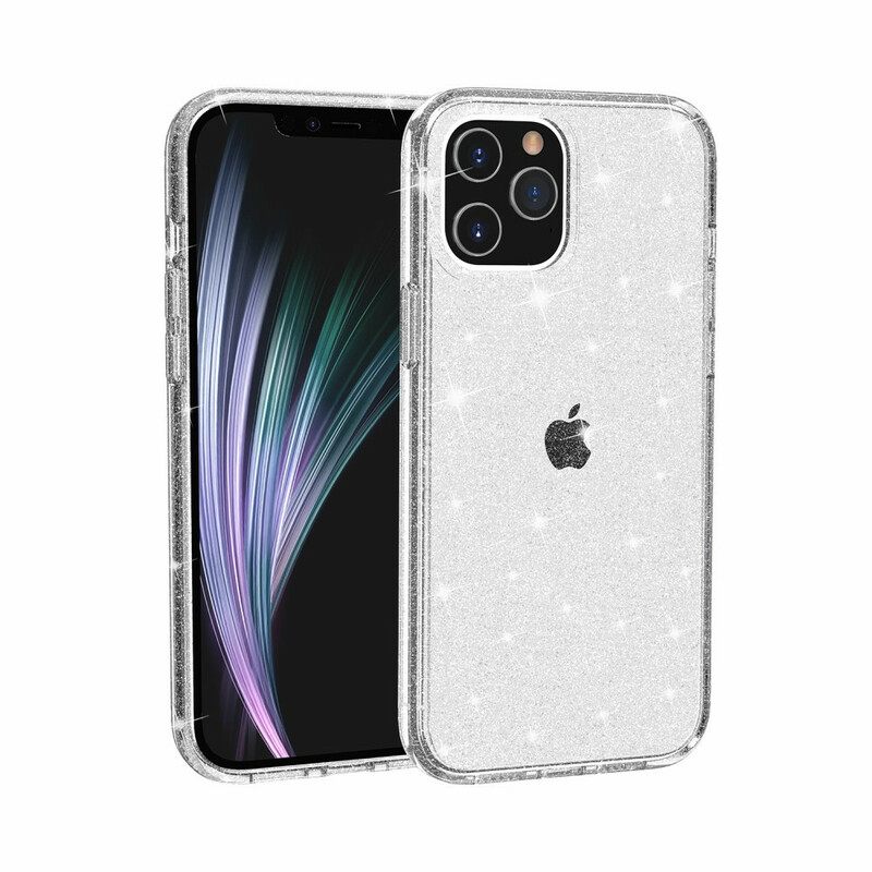 Case iPhone 12 Mini Läpinäkyvät Paljetit